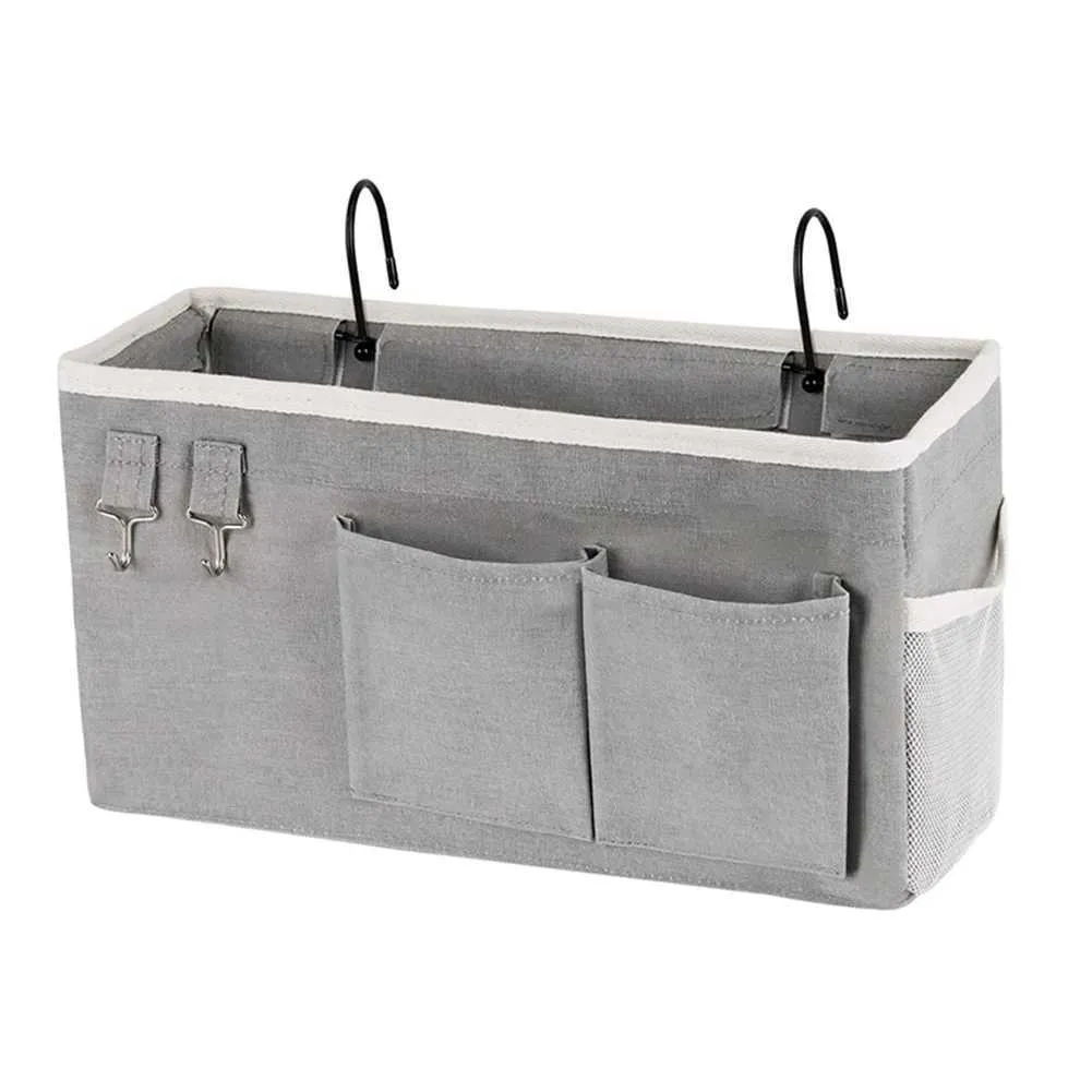 Organizzatore Da Letto In Feltro Con Tasche - Porta Telefono, Riviste, Telecomandi - Foto 3