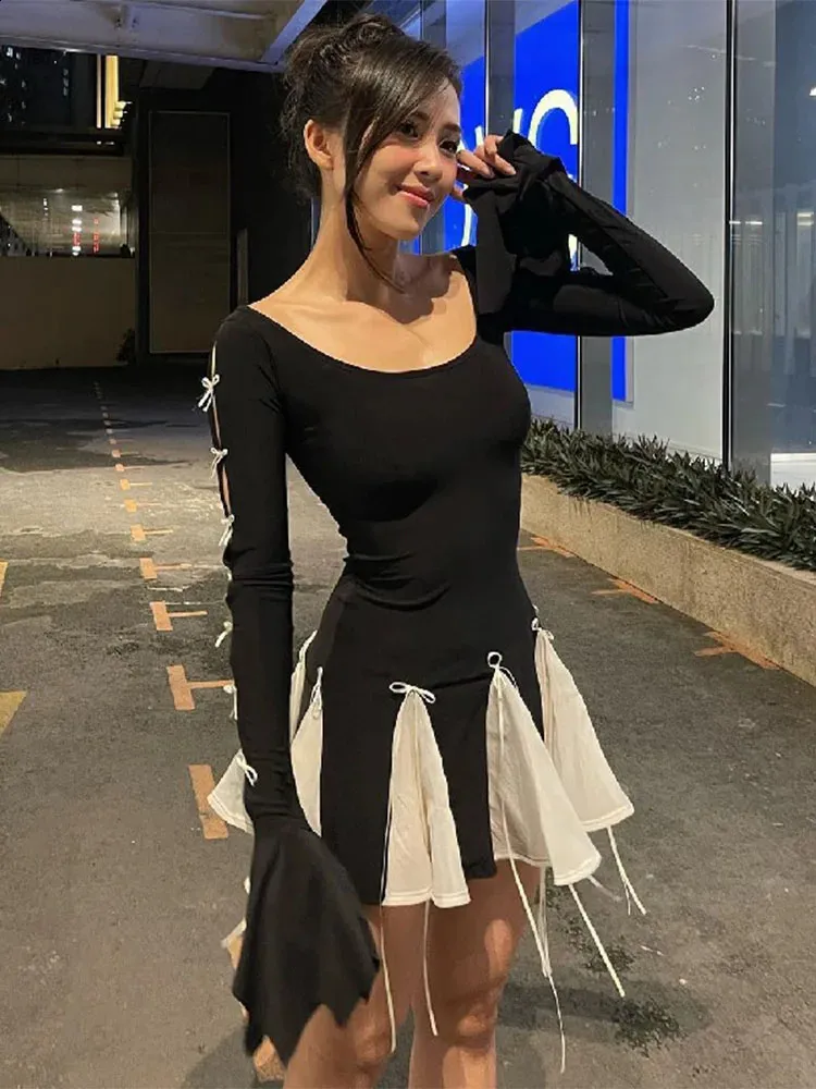 knee length dresses for ladies Chic Serve Mesh Bodycon Mini Dress main image 1
