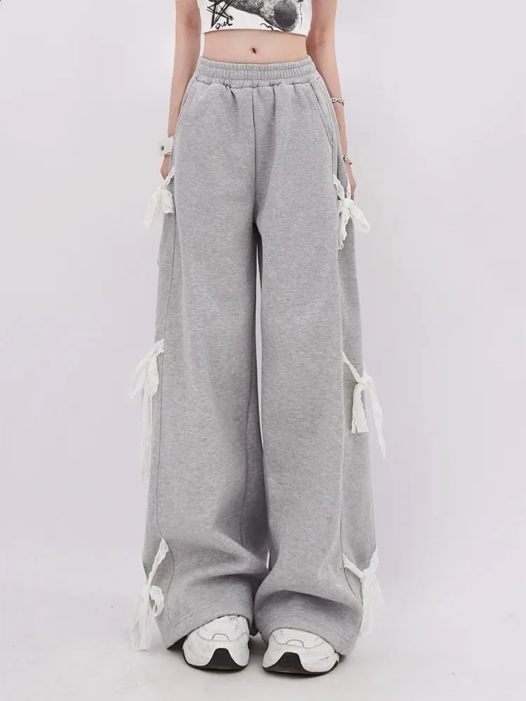 Pantalones Deportivos Holgados De Pierna Ancha Para Mujer, Para Correr