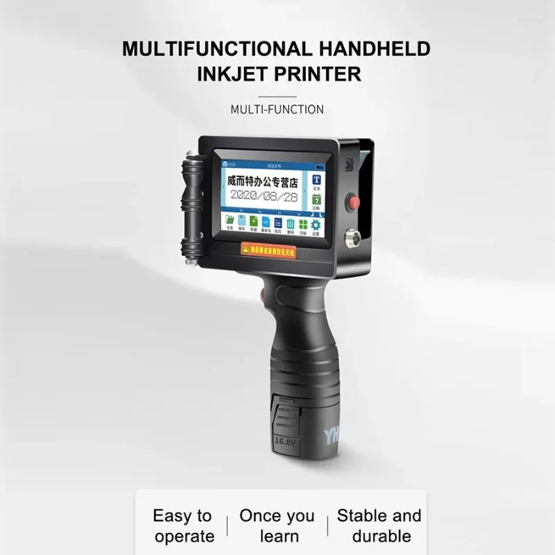 Wholesale Portable Handheld Handheld Inkjet Printer With 12.7mm QR Bar ...