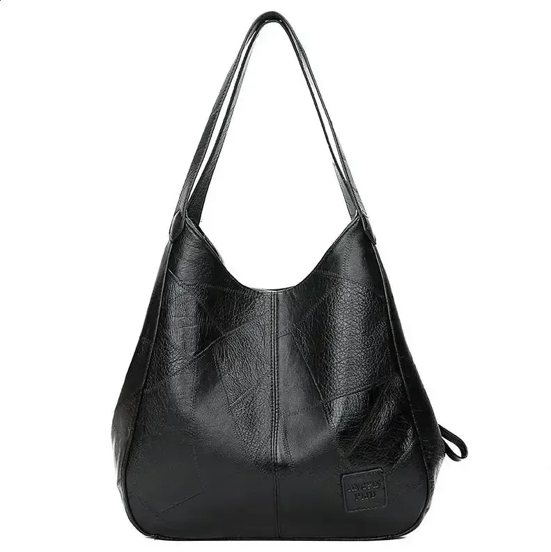 Sac à Main Femme Vintage Hobo En Cuir PU Souple – Grand Cabas Rétro Bandoulière, Fourre-Tout Élégant Pour Travail, Shopping Et Voyage (Brun)