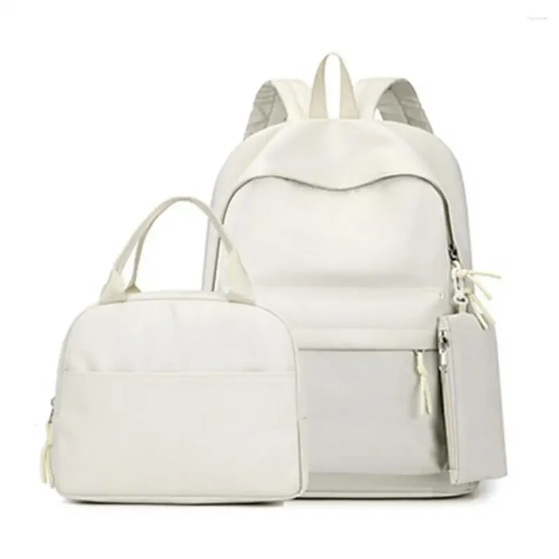Waterproof Teen Girls Backpack Set With Backpacks With Lunch Bags Pencil Case And Zipper Ideal For Outdoor Travel And School In Pure Color From Hisweet 19.59 DHgate.Com