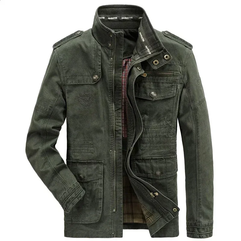 ジャケット BISCUIT COTTON CASUAL JACKET DHgate.com:Cotton Casual Multi-Pocket Spring Autumn Mens