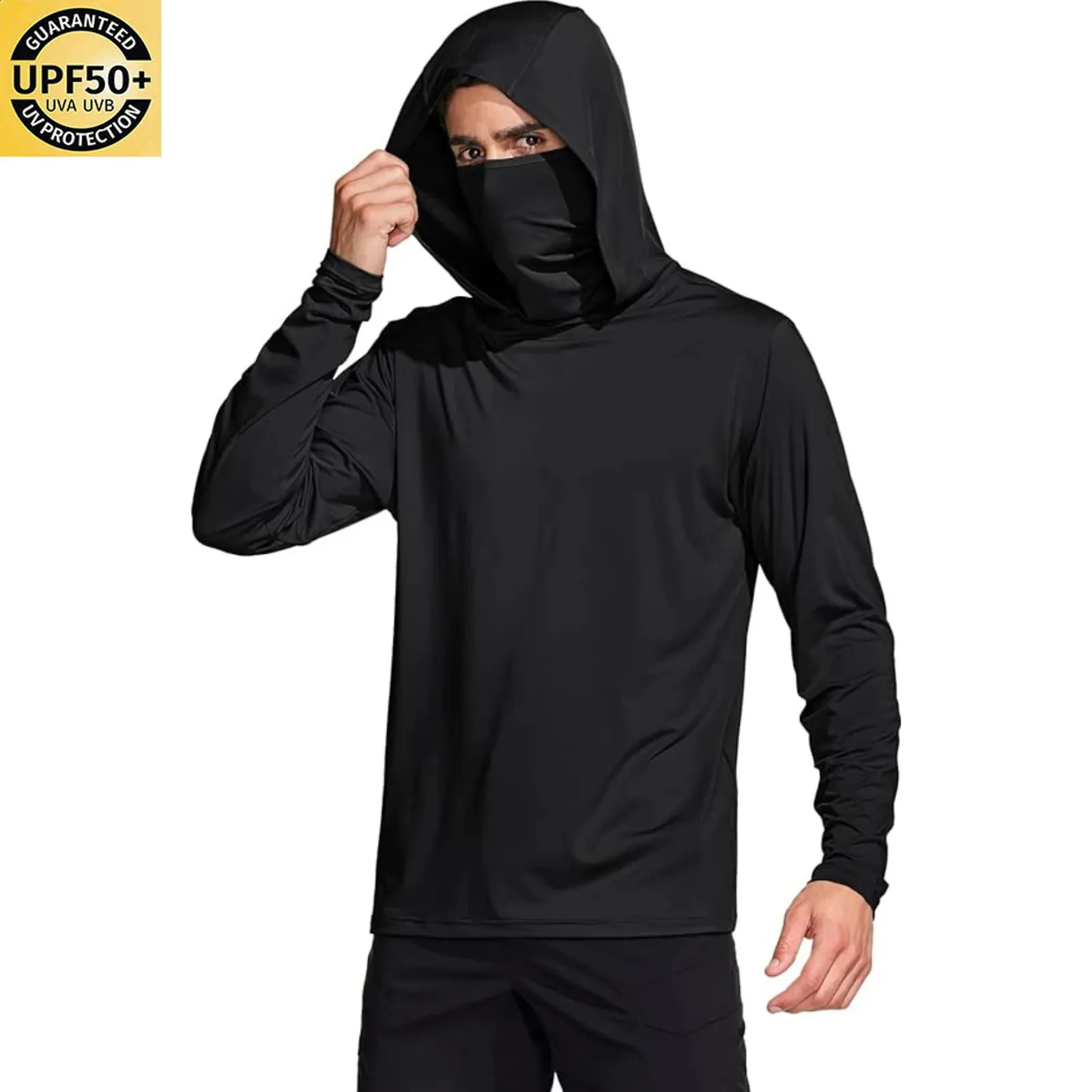 Save Big on Bulk Under Armour Upf 50 Sunblock Shirts Men's UPF 50+ Sun  Protection Hoodie Lightweight Long Sleeve UV Fishing Shirt For Hiking  Outdoor