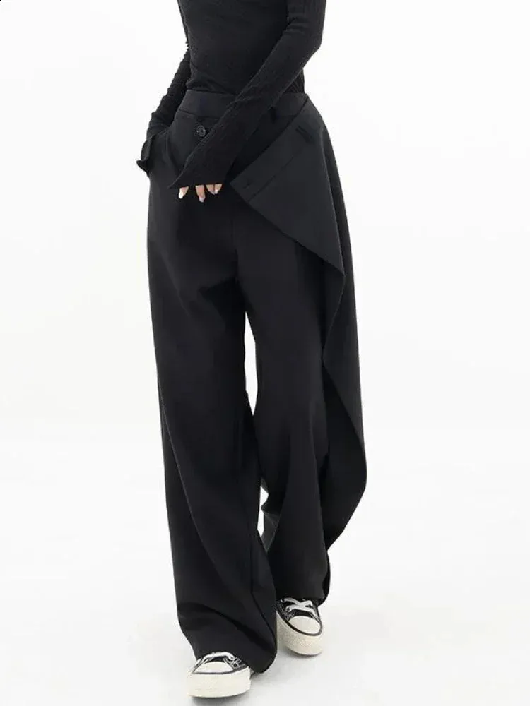 black baggy dress pants Fifteen Twenty Women's Safia Faux Suede Dress In Almond 4F47201
