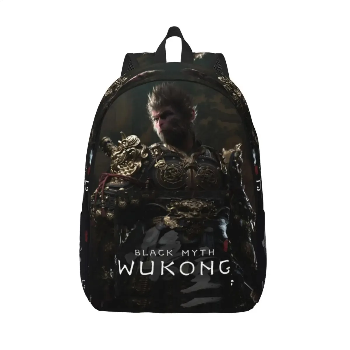 Black Myth Wukong Canvas Backpack - Anime Daypack for Students and Adults - Laptop Bag for Work, Sports, and Gaming - Unisex School and Travel Bag Black Myth Wukong Canvas Backpack - Anime Daypack for Students and Adults - Laptop Bag for Work, Sports, and Gaming - Unisex School and Travel Bag