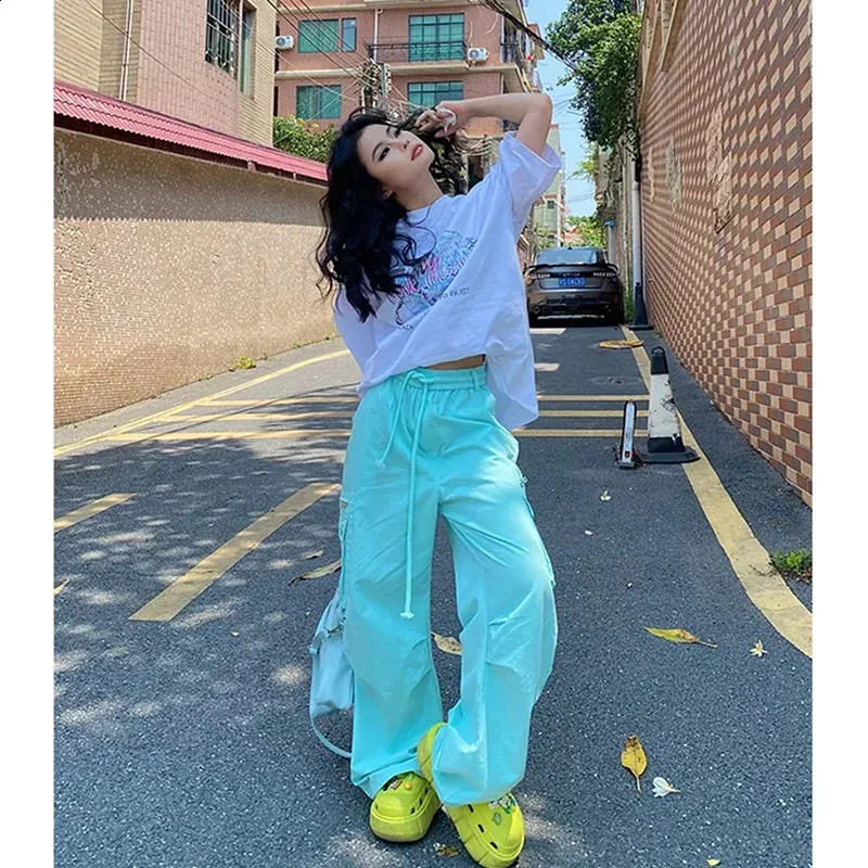Tuta Pantaloni Y2k Y2k Pantaloni Tuta Larghi Hip Hop Pantaloni
