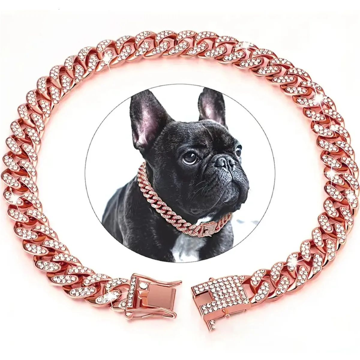 Pet Collars Diamond Studded Collar Dazzle Paws Designer Dog Collar
