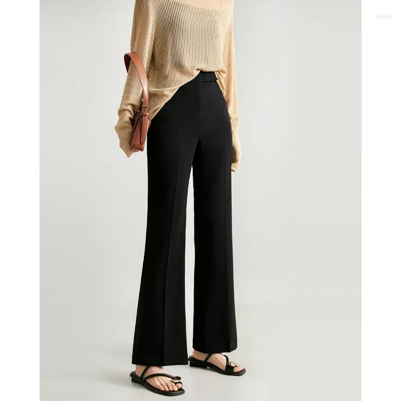 Elegant Patchwork Zipper Regular High Waist Bottoms Elegant Patchwork Zipper Regular High Waist Bottoms