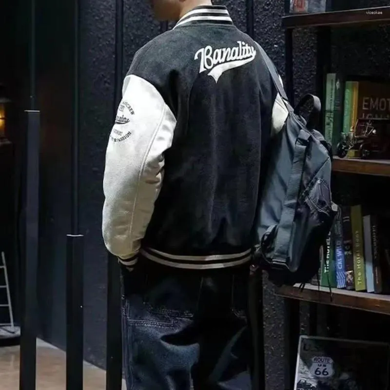 Men letter print jacket hotsell