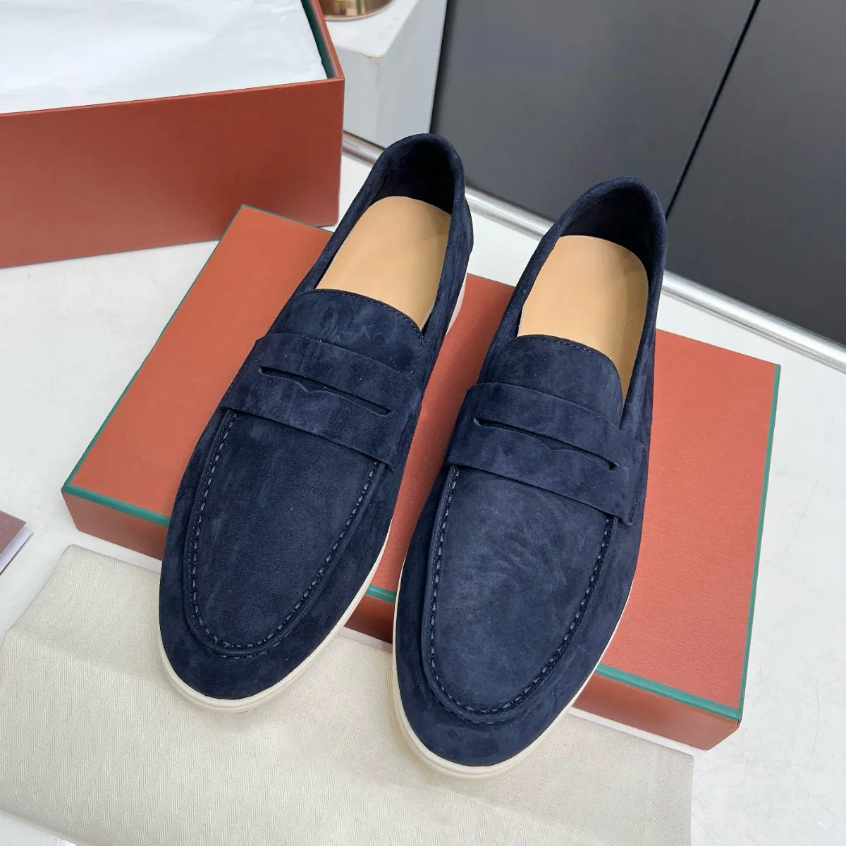 casual dress shoes for men white sole BA0003 Lace-Up Classic Black White Sole Patent Leather High Sole Casual  Men's Shoes
