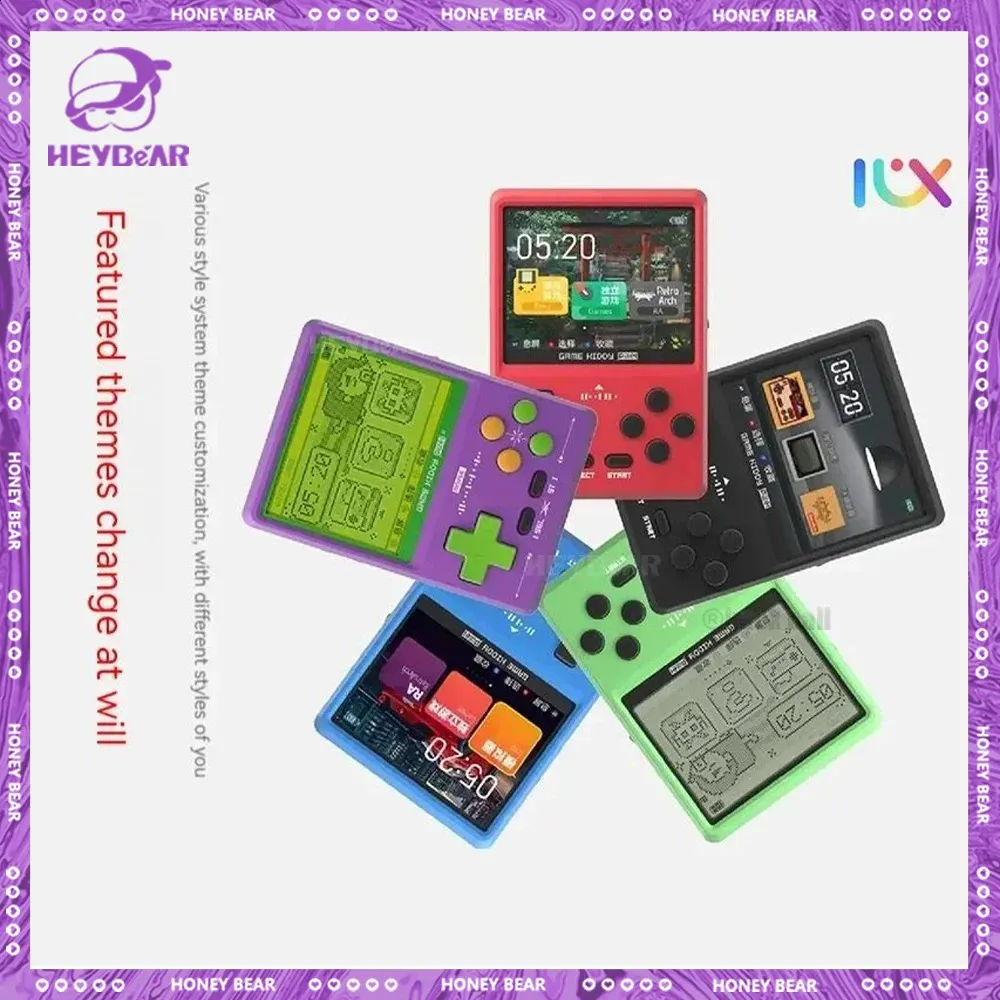 4 Inch Full Screen Mini Handheld Game Console With GMD Pixel, Open ...