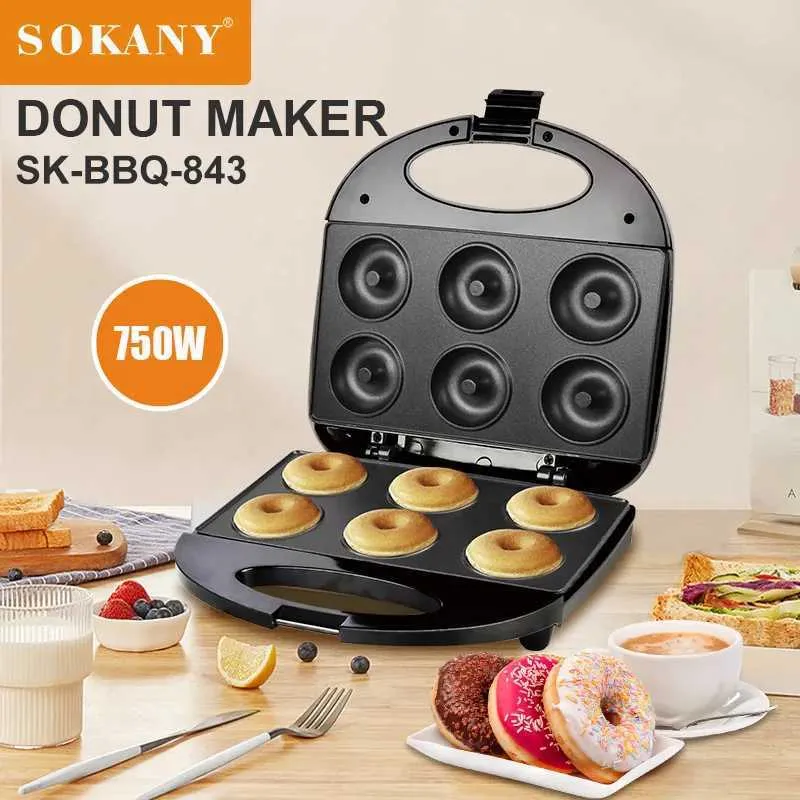Mini Donut Maker Machine Electric Baking Plate for Homemade