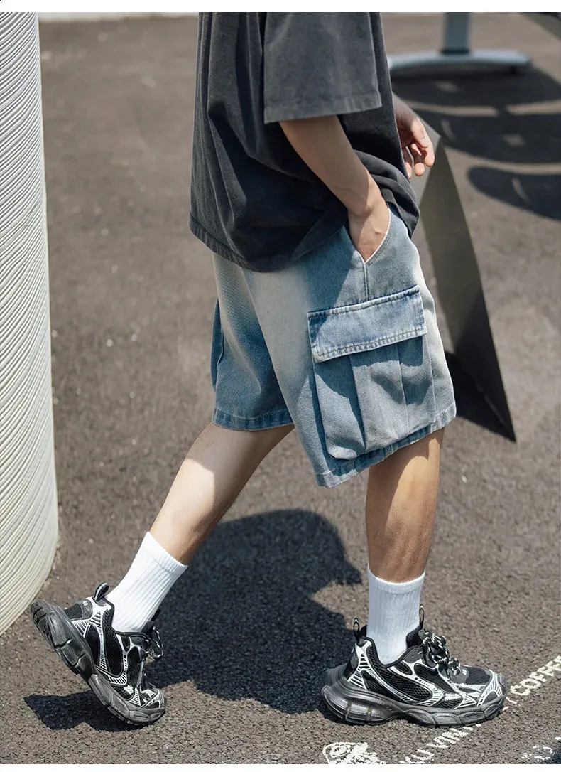 Baggy Cargo Pants Men Men's Baggy Hip Hop Denim Jeans Loose