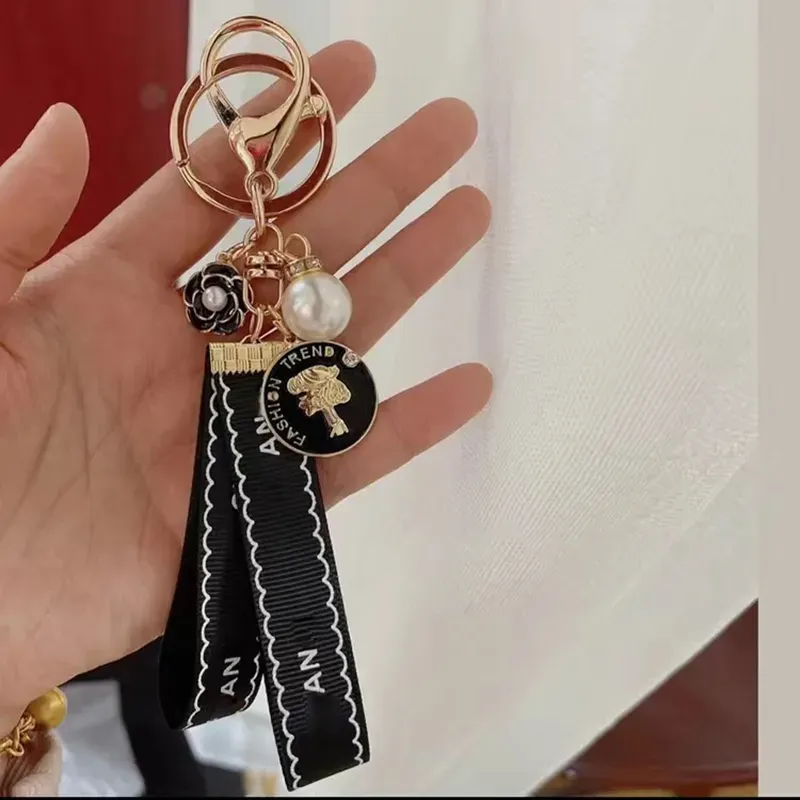 Designer Bag Charm Keychain Luxury Flower Pearl... From Tomsid, $9.15 ...