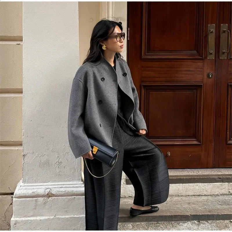 バースデーバッシュ  WOOL DOUBLE BREASTED COAT Birthday Bash WOOL DOUBLE BREASTED COAT