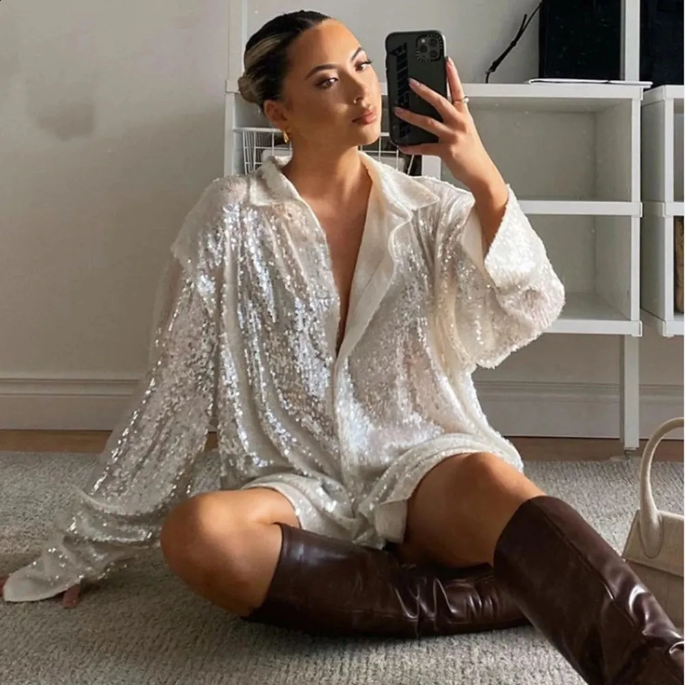shimmering party tops