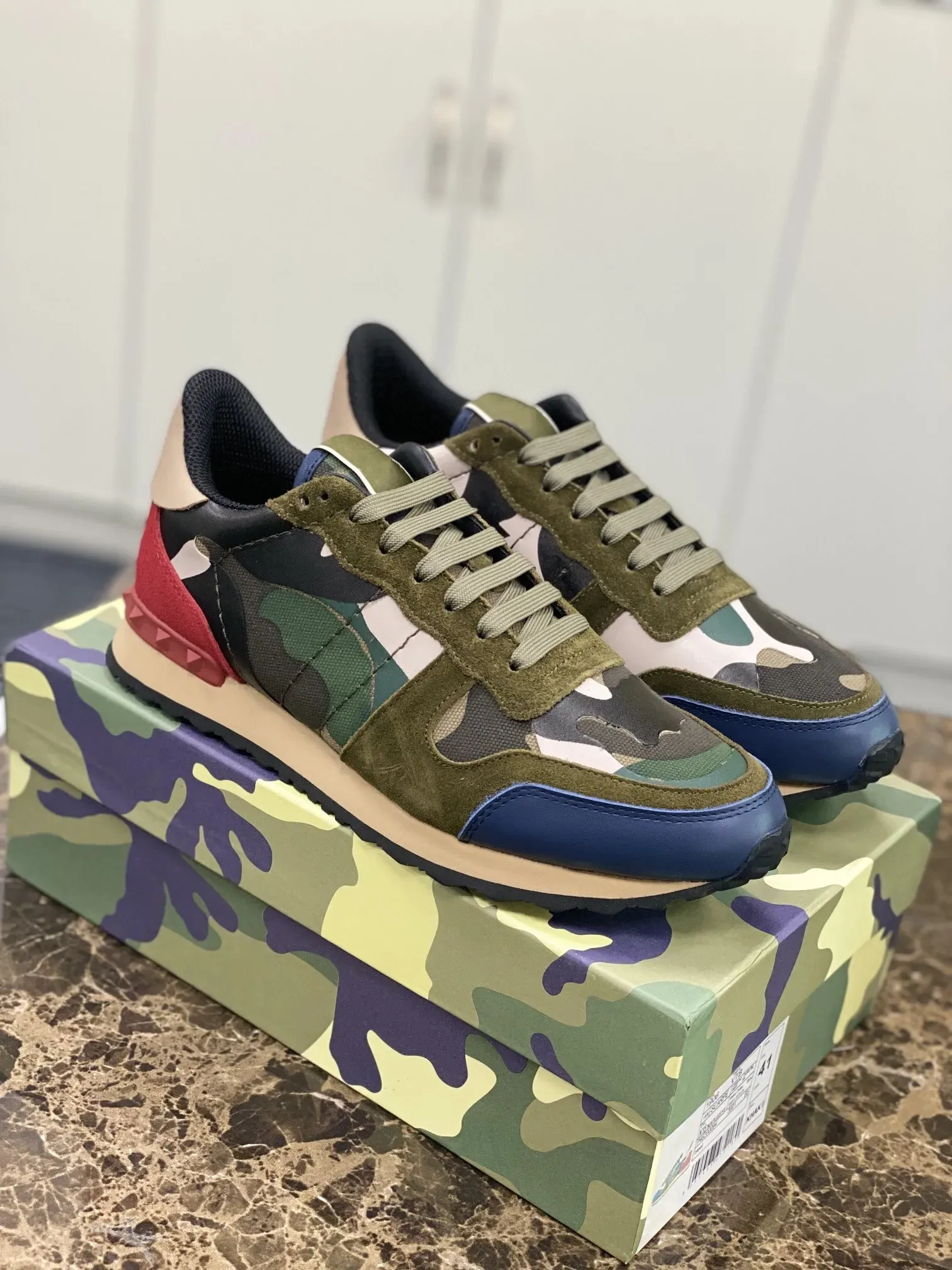 designer shoes casual sneaker brand name mens sports runway platform wedge shoes flower leather patchwork low cut round head lace up ladies casual