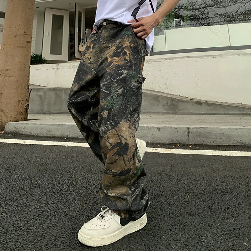 Men's American Style Tree Branch Camouflage work pants