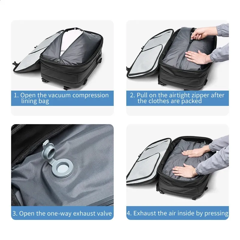 Men Travel Vacuum Compression 17 Inch Laptop Business Large Capacity School Backpack Expanded Outdoors Hiking Backpack_voghion.com