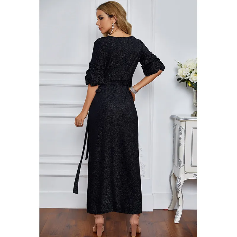 slimming bridesmaid dresses Solid Color Long Slimming Fashion Bridesmaid Dress