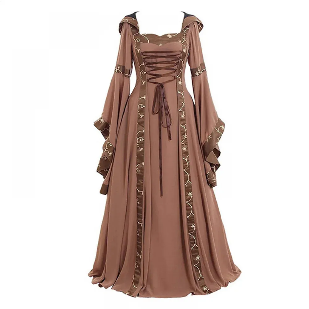 Womens Gothic Victorian Witch Dress Medieval Renaissance Horn Sleeve Latex  Halloween Costume from Dhgate Theme Costume - price 75.66