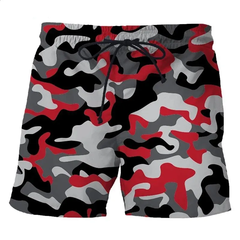 Camouflage Board Shorts Mens Quick Dry Swim Trunks: Outdoor Sports