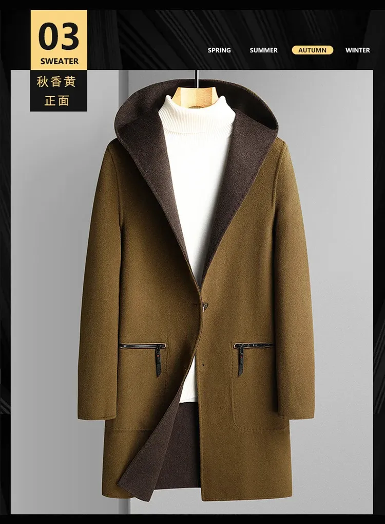 美品！OVERCOAT Hooded Wool Shirt Hooded Wool Shirt – OVERCOAT