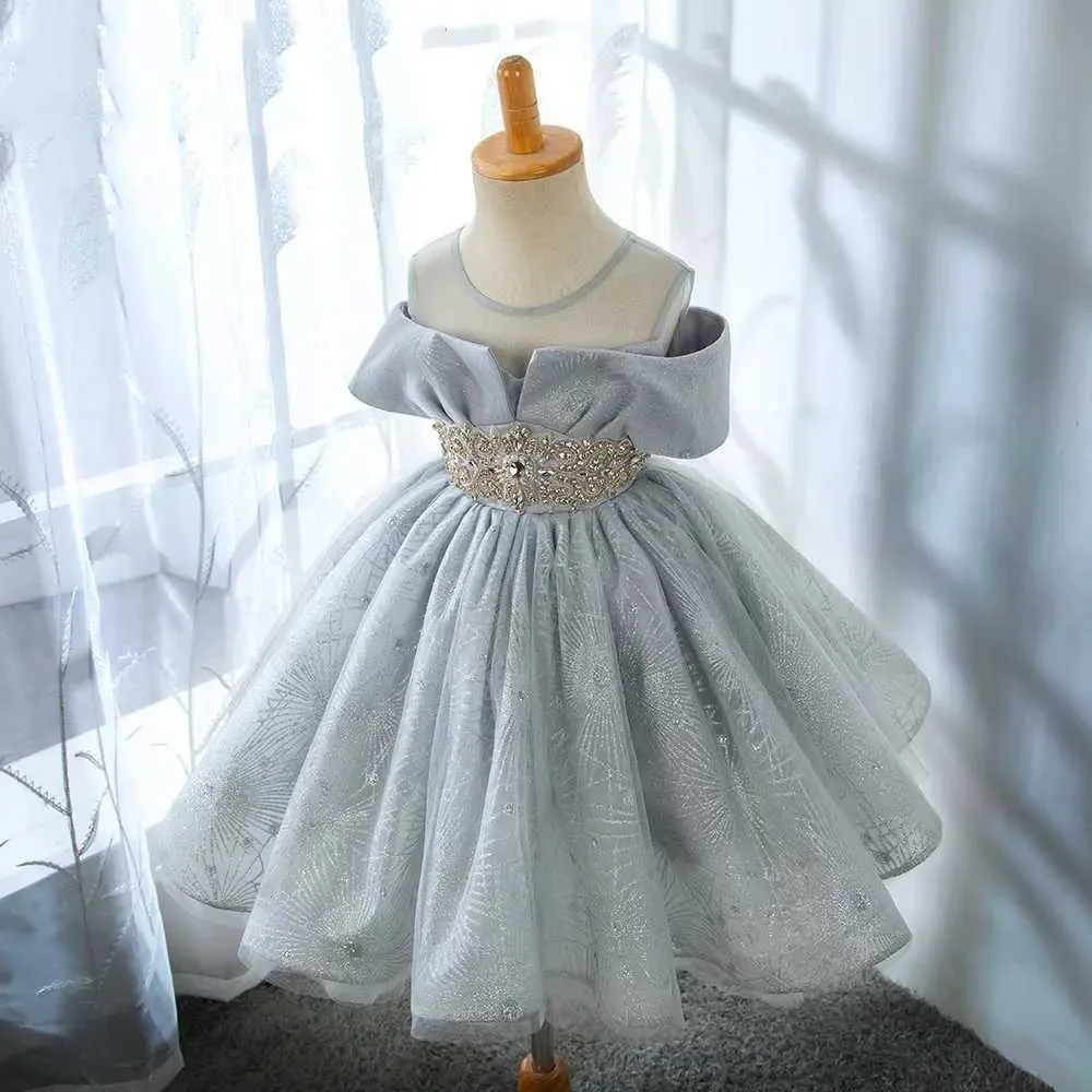 Baby girl princess chiffon dress with rhinestones crew neck fit true to  size from Dhgate Christening dresses