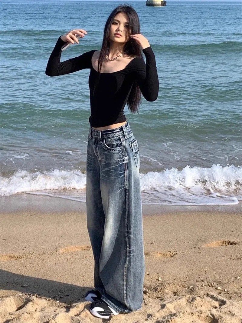 パンツ 90s old gap fade flare denim y2k Vintage Y2K 2000s YMI Flare Denim Jeans Dark Wash Fade