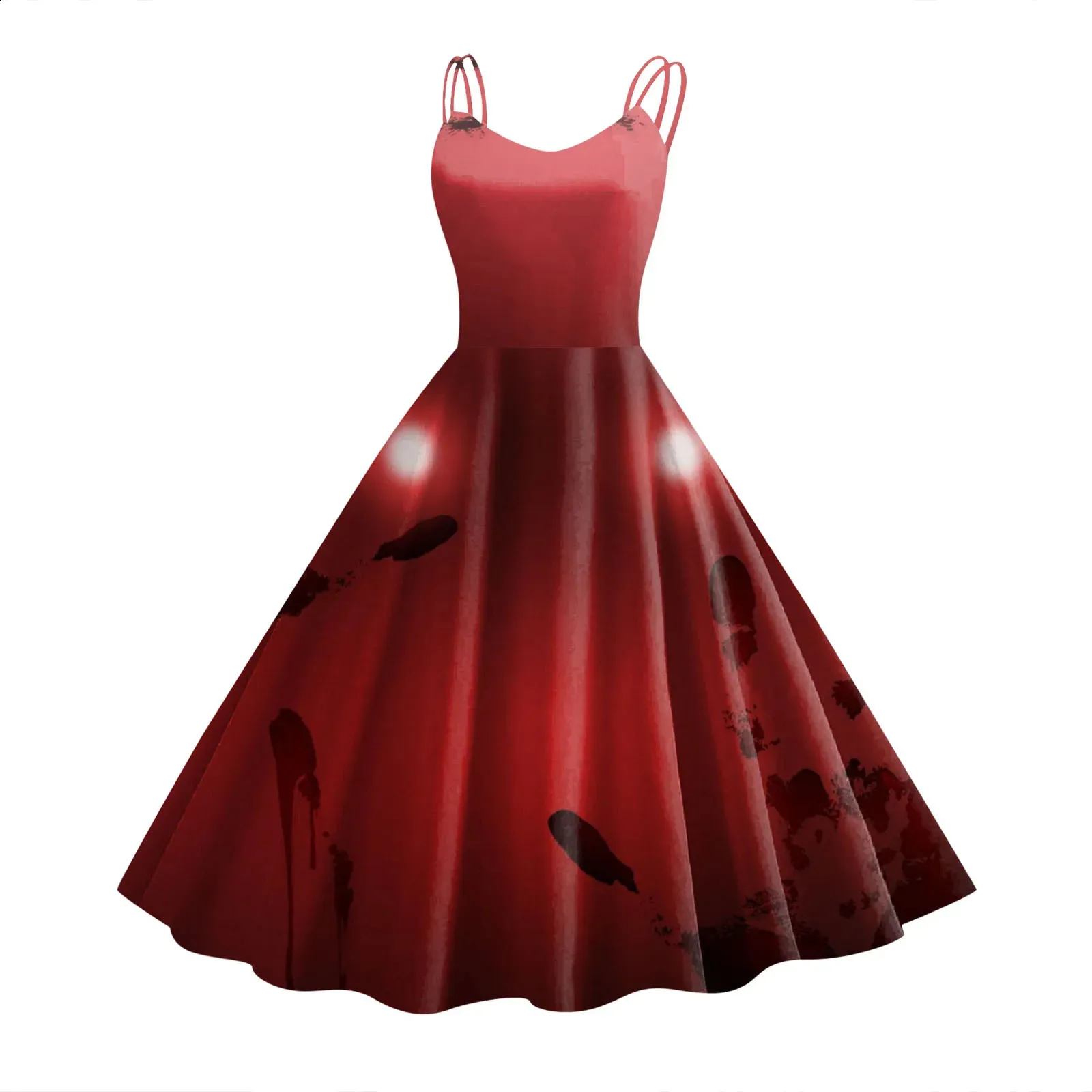 cute dresses for halloween Versatile Holiday Party Wear Vintage Printed Swing Dress – Sleeveless A-Line Party Dress With Spooky Graphics Ideas Keywords_Homecoming dresses for teens Crockpot Italian Dressing Chicken Color:White as Pictures 18 Months (86cm) 55