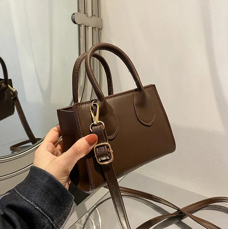 DHgate.com:Womens PU Leather Shoulder Bag - Solid Color Top