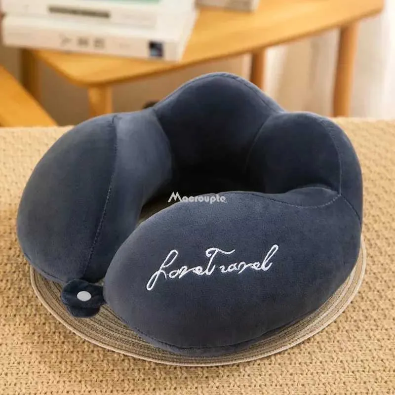 Almohada De Viaje En Forma De U Para Dormir, Cojín De Cuello De Puma