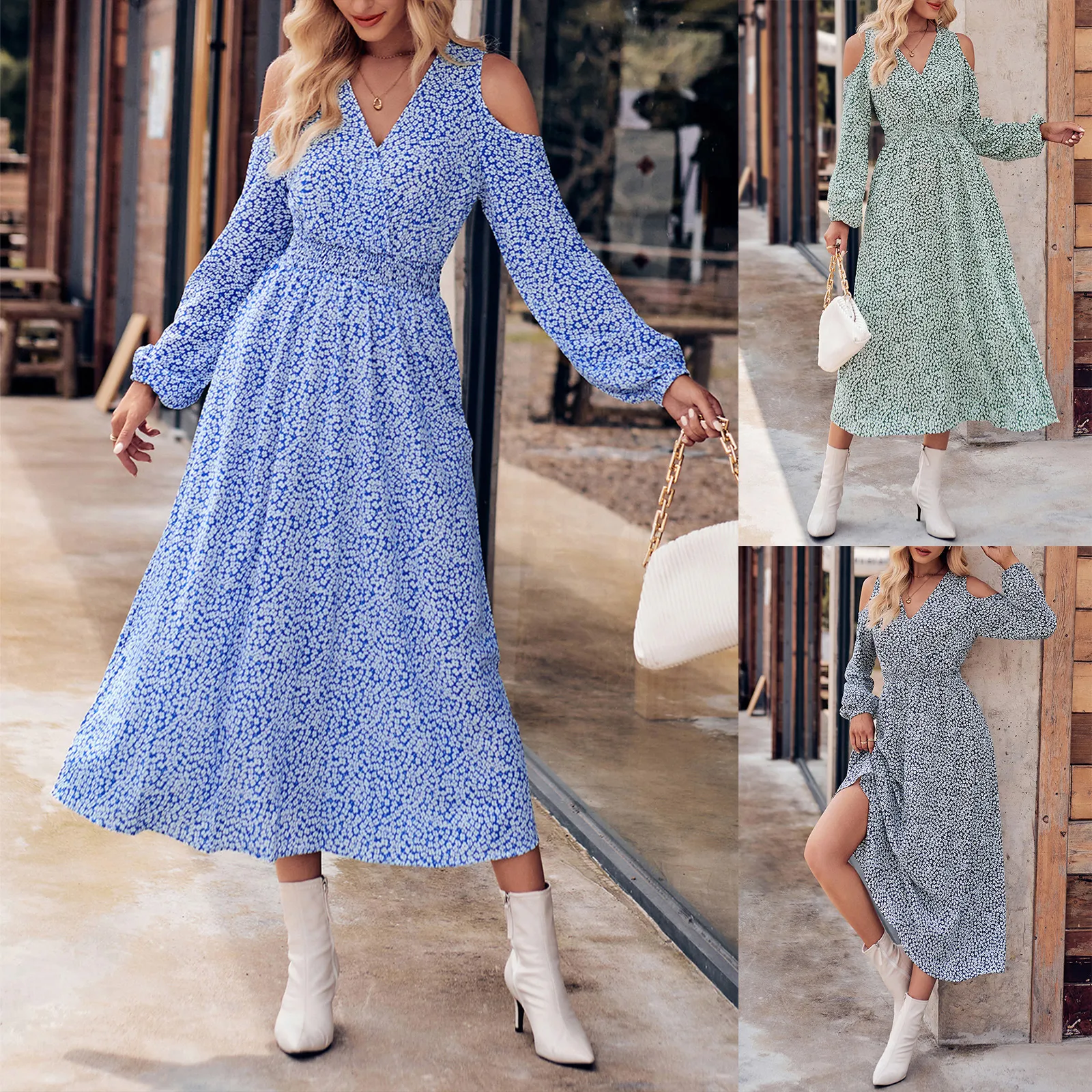 tartan dress blue Blue and Green Tartan Plaid Dress  Vale Mercantile
