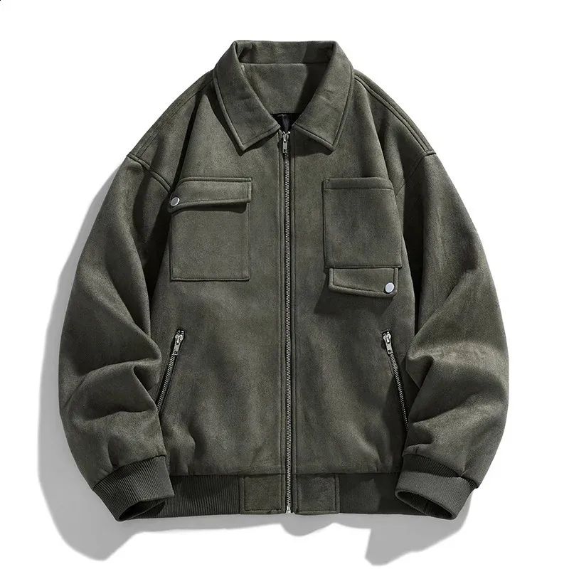 Oversized Plus Size Mens Jackets 6XL 7XL 8XL Autumn Spring Loose Coats