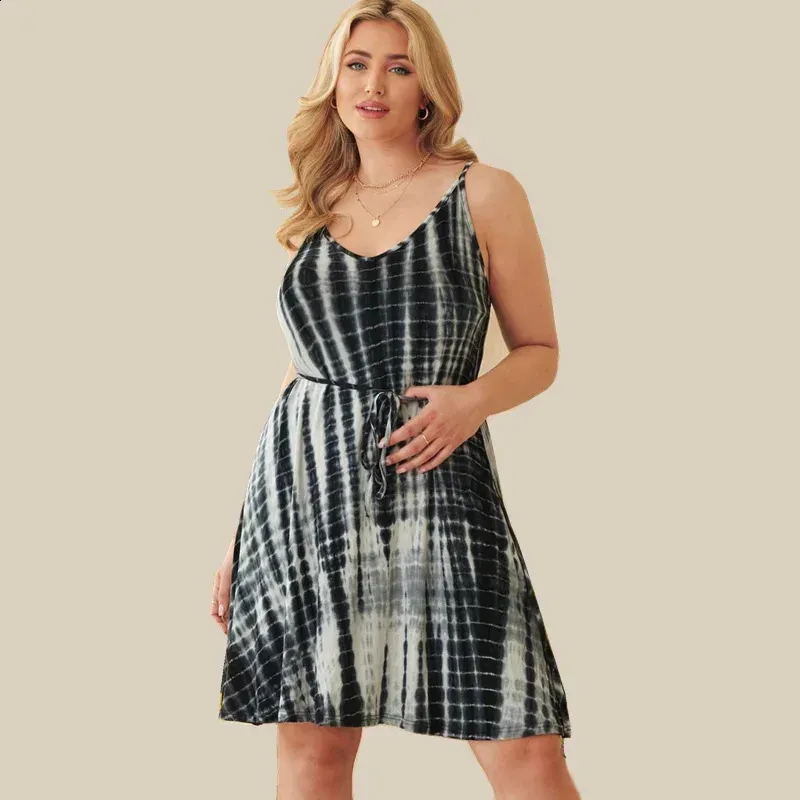 tie dye dress black and white Leia Kaftan Dress in Black Tie Dye