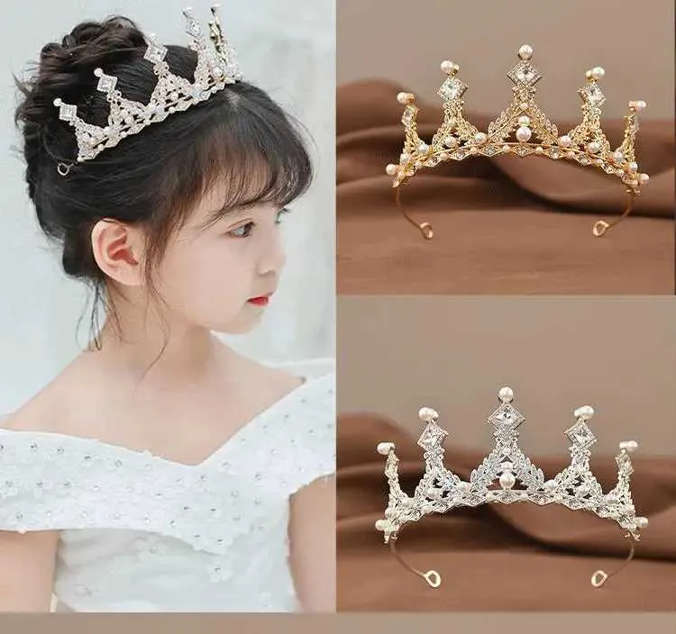 Princess Tiara Headband for Kids, Sparkling Crystal Crown