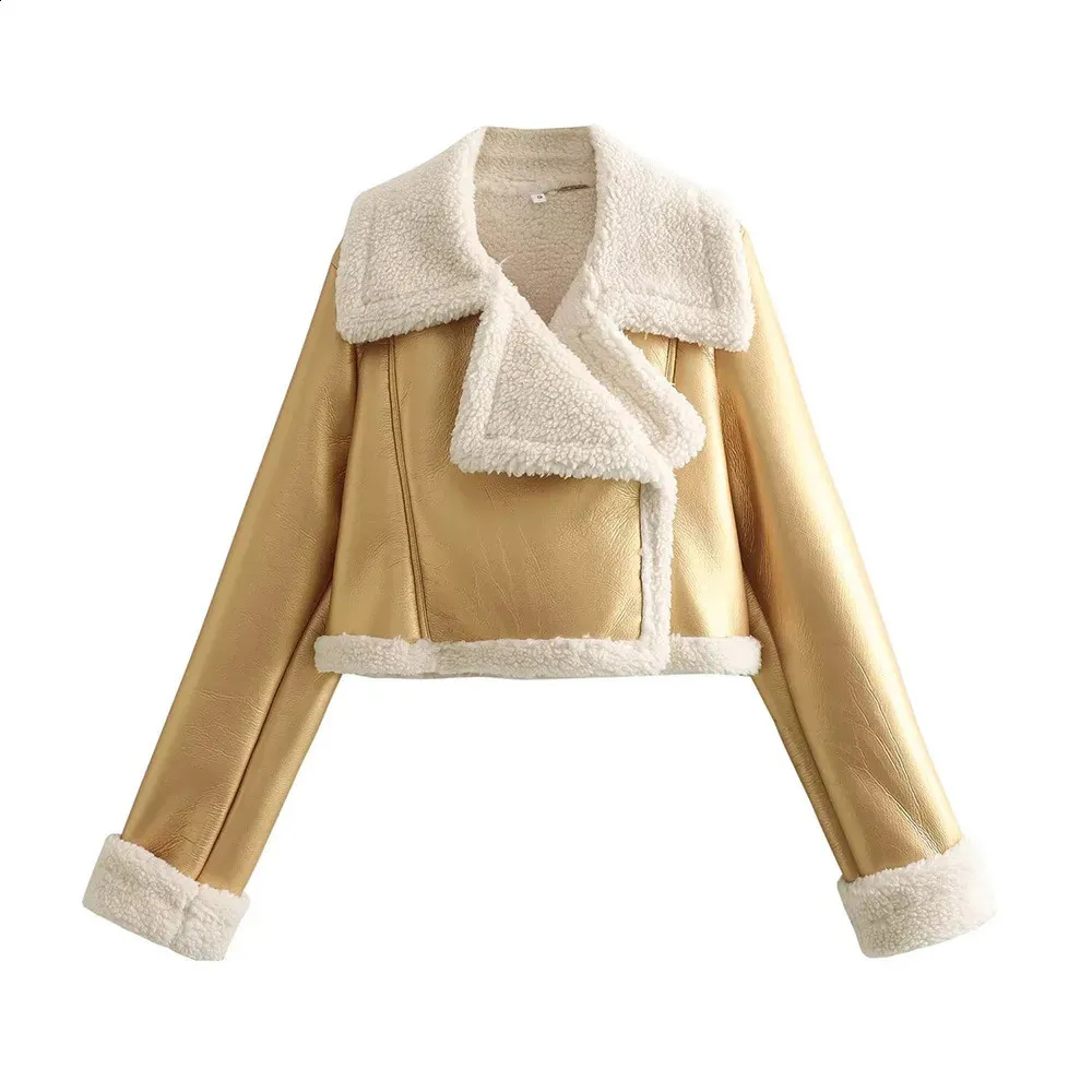 BITTERCELLS Awesome Crop Fur Jacket ベージュ BITTERCELLS Awesome Crop Fur Jacket ベージュ