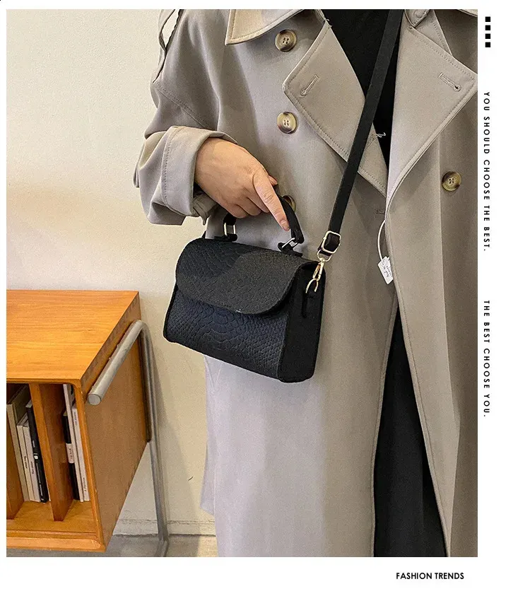 Retro Square Snakeskin Crossbody Bag For Women Trendy Er Y Retro Square Snakeskin Crossbody Bag For Women Trendy Er Y