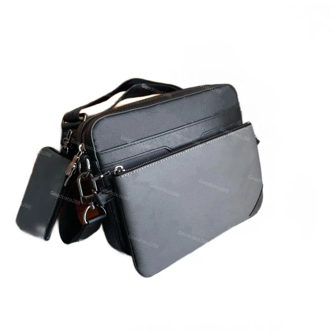 Sac À Bandoulière Design Pour Homme Messager En Toile De Cuir