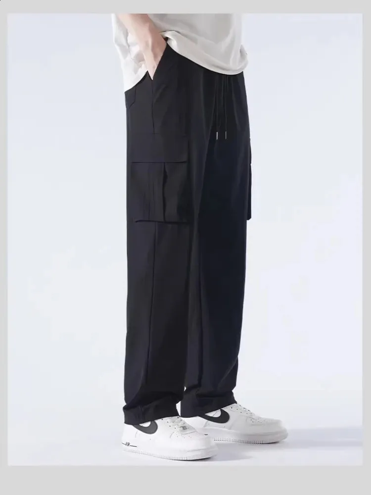 Retro Summer Mens Wide Leg Pants - Loose Fit, Straight Leg Style - Shop ...