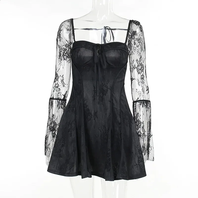 gothic off shoulder lantern mesh sleeve mini dress Amazon.com: Gothic Sexy Vintage Off Shoulder Lantern Sleeve Velvet Patchwork Mesh Dark Black Mini Dress for Women: Clothing, Shoes & Jewelry
