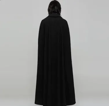 Mens Super Long Cape Coat - Spring/Autumn Fashion, Shop Now