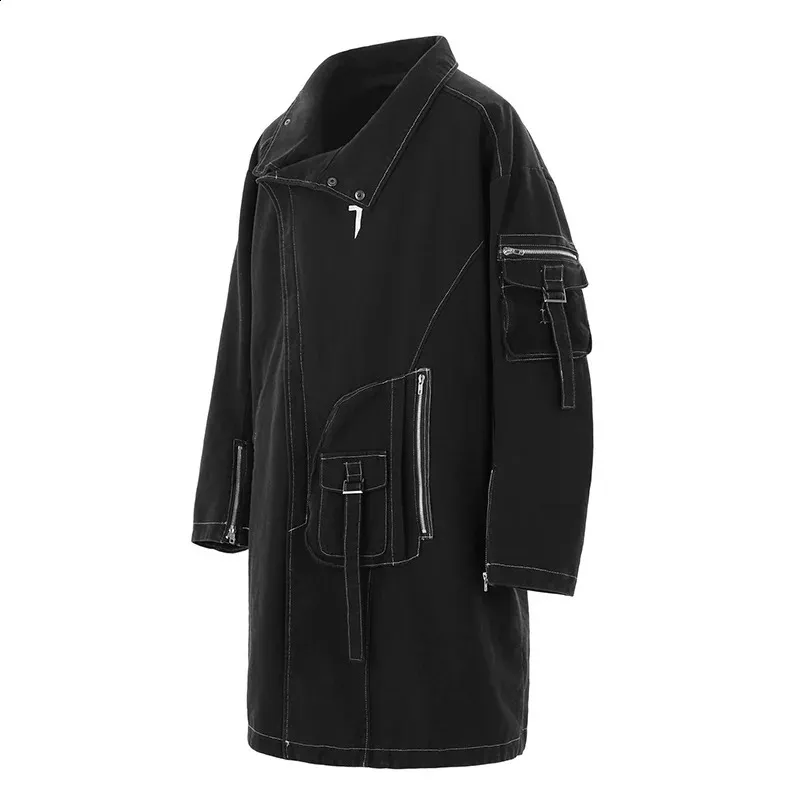 Men's Irregular Techwear Style Punk Hip Hop trench Men's Irregular Techwear Style Punk Hip Hop trench