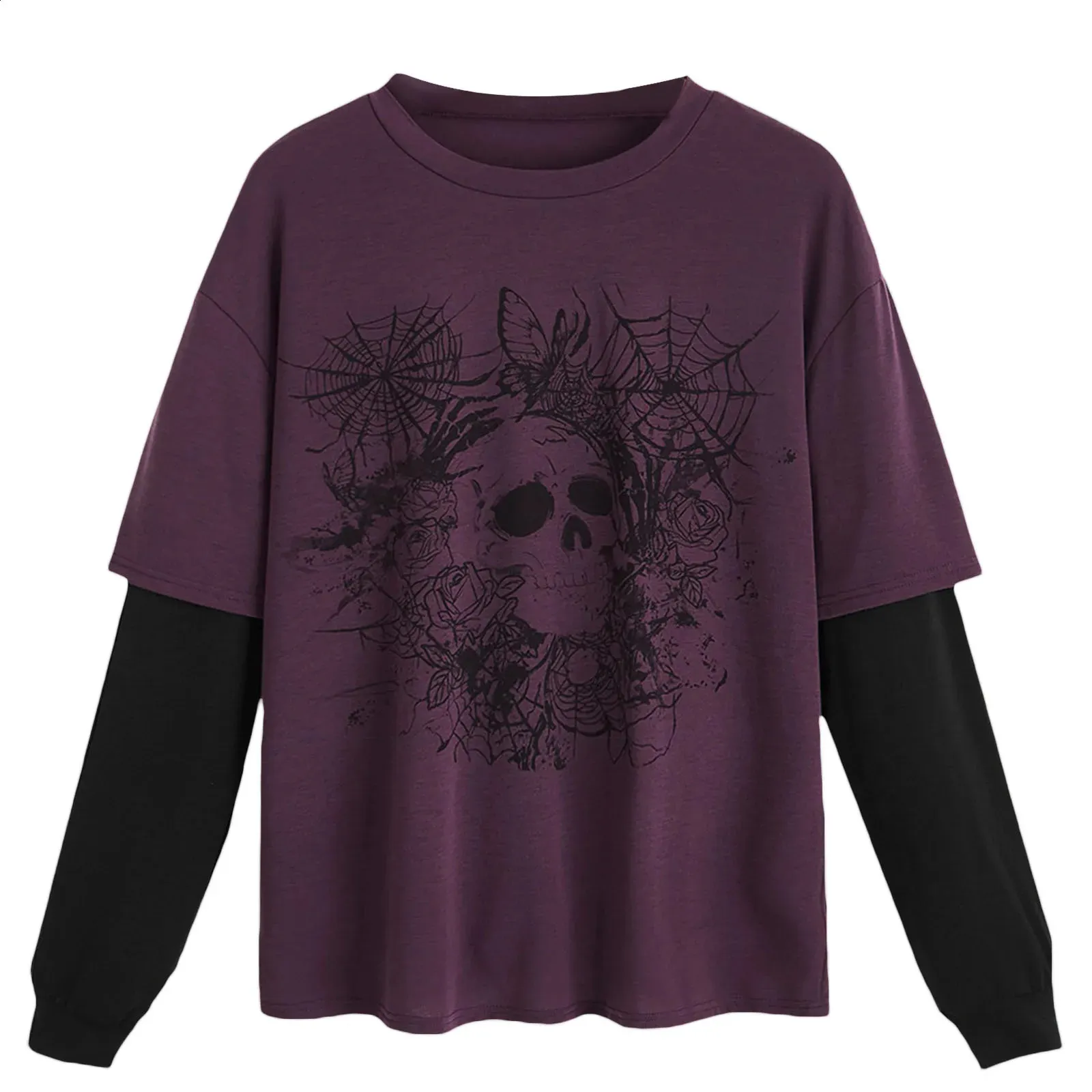 トップス PPFM Sequin skull long tee Archive y2k トップス PPFM Sequin skull long tee Archive Vtg 00s Y2K