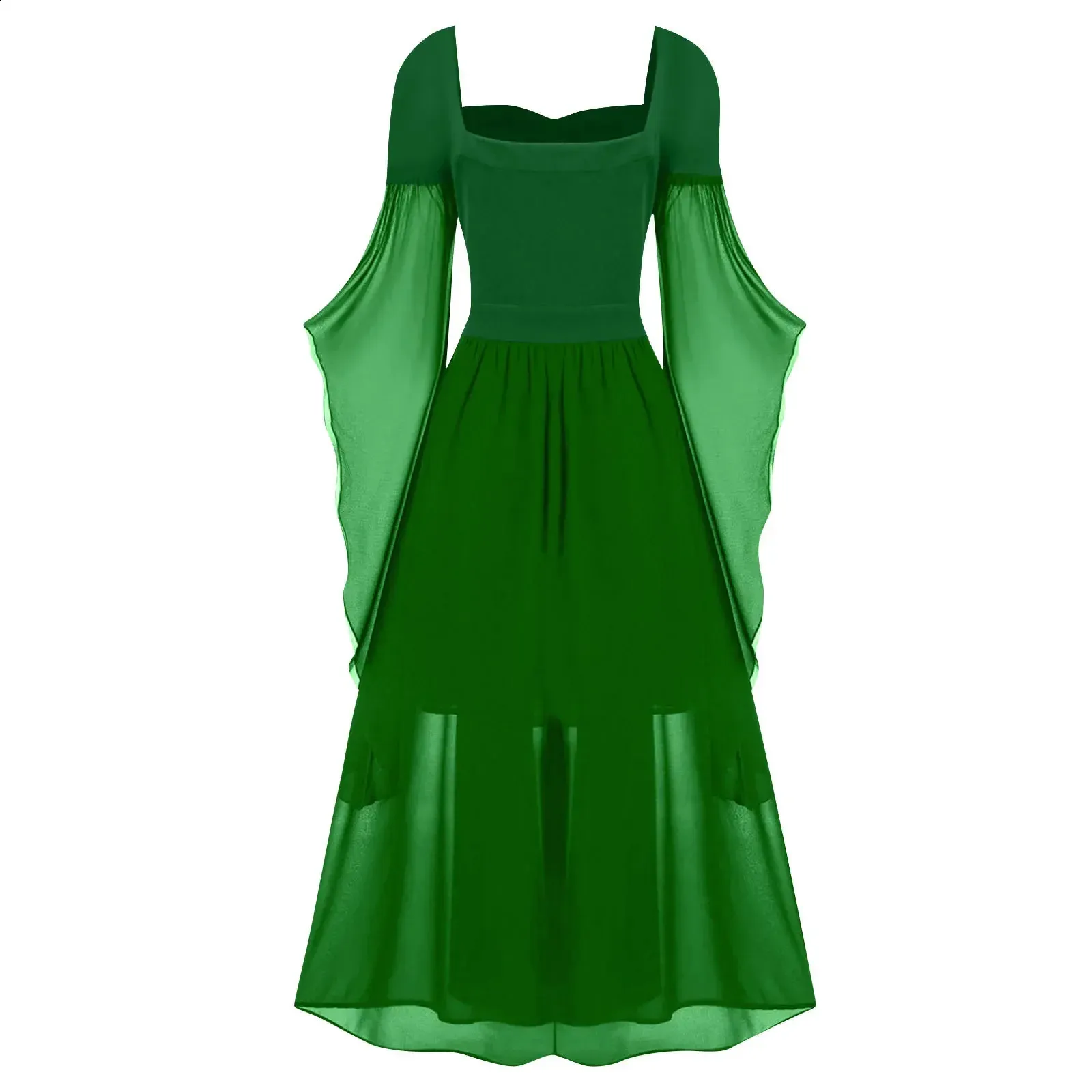 Robe Sorcière Médiévale Femme - Style Gothique Renaissance Pour Halloween Fête