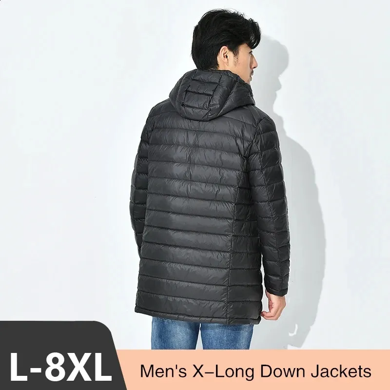 海外通販サイト ブランド Lightweight Winter Xlong jacket puffer Inflatable Men's ウエイトトレーニング