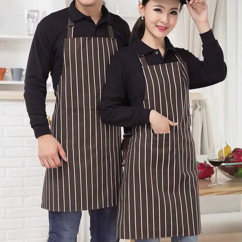 PRYESS Black Waist Apron With Pockets For Waitress Uniform, Black Waitress Waiter Server Short, Large Inventory Clearance