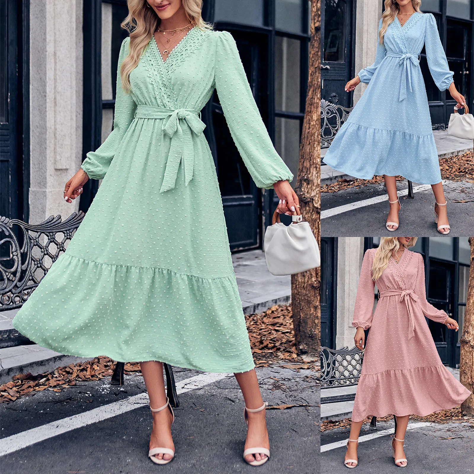 chinese dress ladies Austere Lace Dress Set main image 0