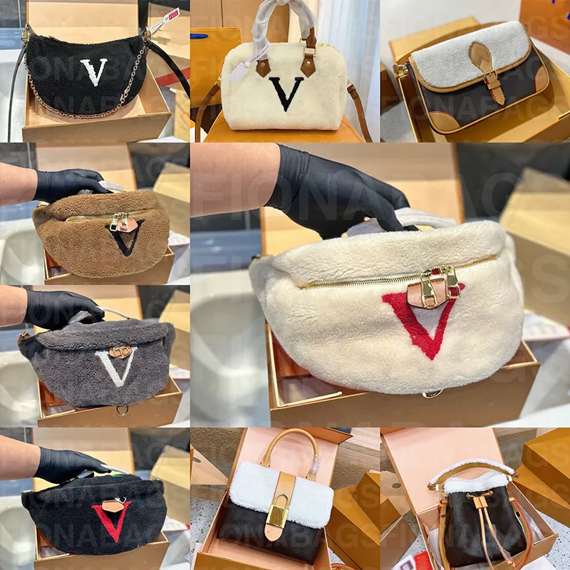 Save Big on Bulk Designer Crossbody Fanny Pack Winter Teddy Fanny Packs  Designer Women Mens Bum Bag Luxury Wool Chest Bag Men Waist Bags For Women  15